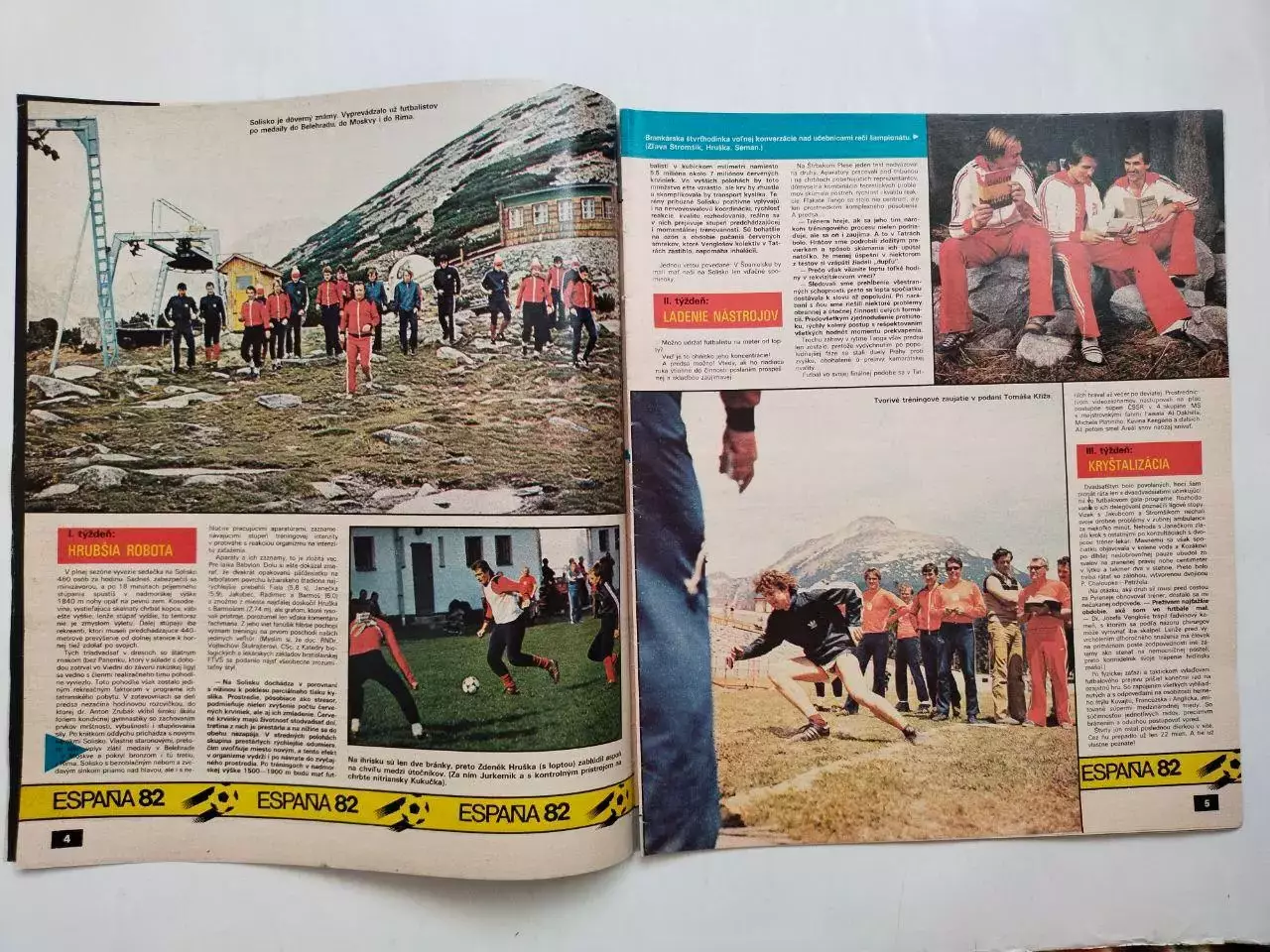 Журнал Старт Чехословакия № 24 за 1982 г. - чм по футболу Испания 1982 г. 1