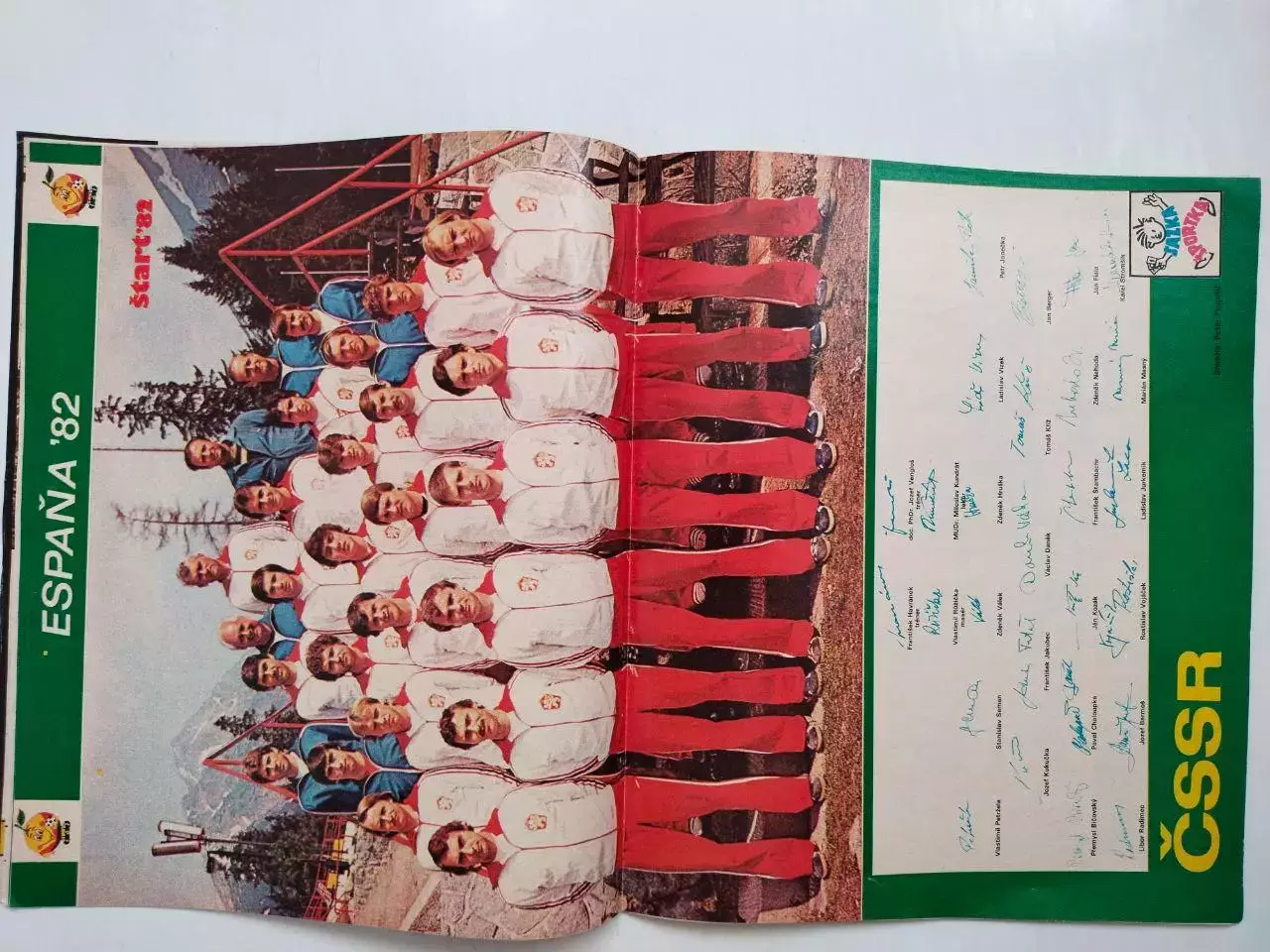 Журнал Старт Чехословакия № 24 за 1982 г. - чм по футболу Испания 1982 г. 4