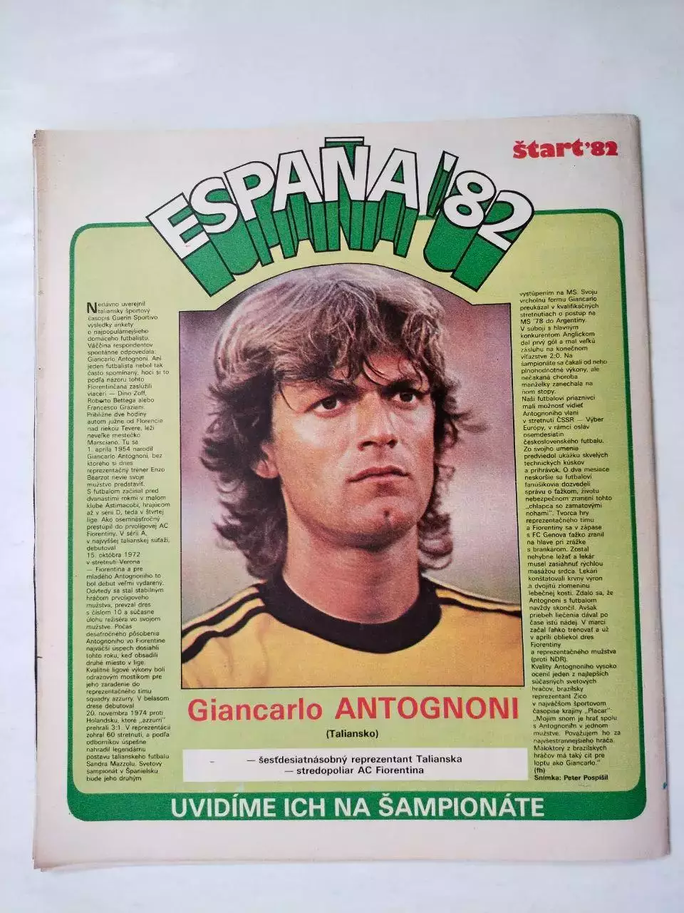 Журнал Старт Чехословакия № 24 за 1982 г. - чм по футболу Испания 1982 г. 7