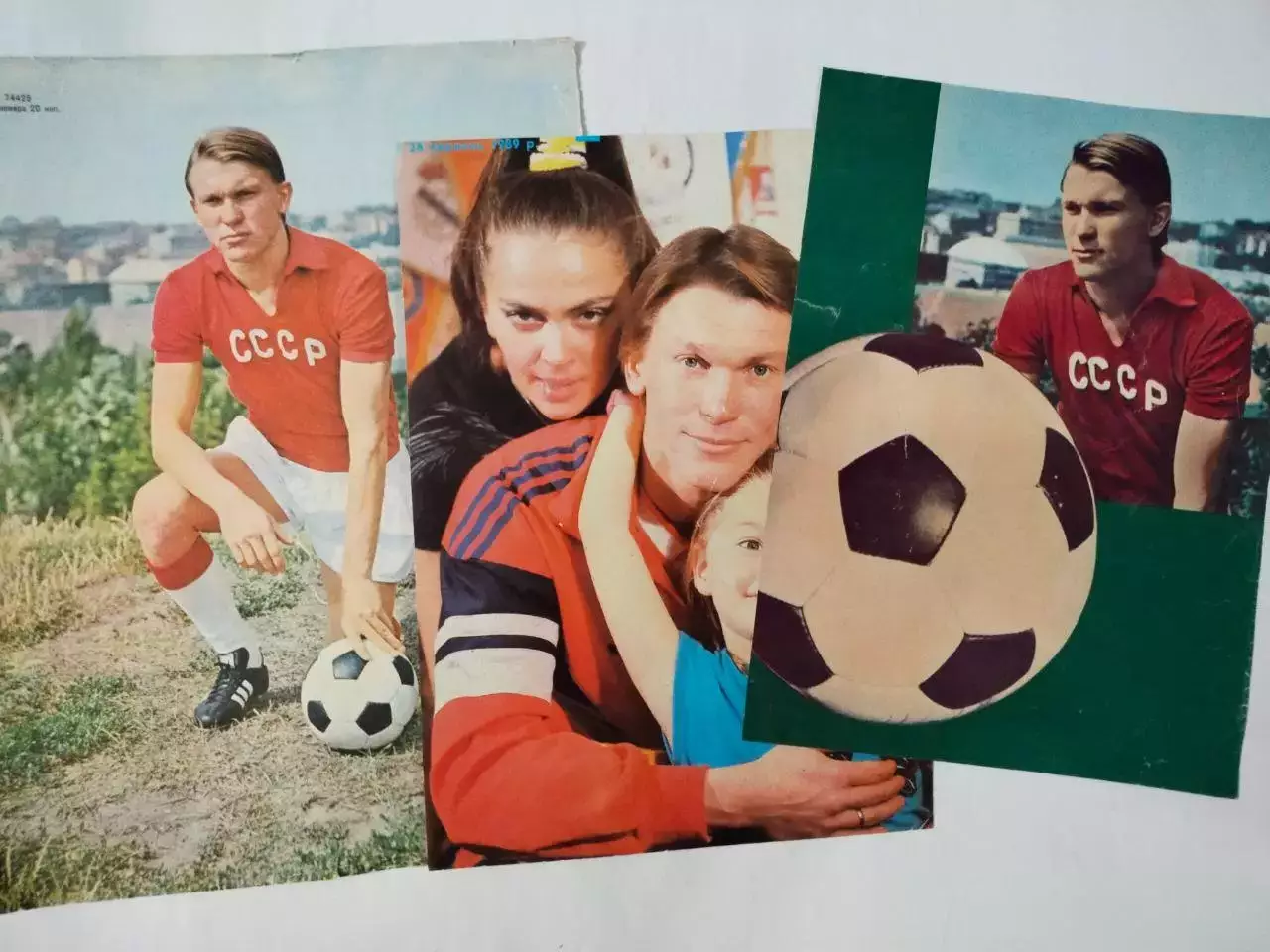 Футболист Олег Блохин - подборка фото из иностранных и украинских журналов 1