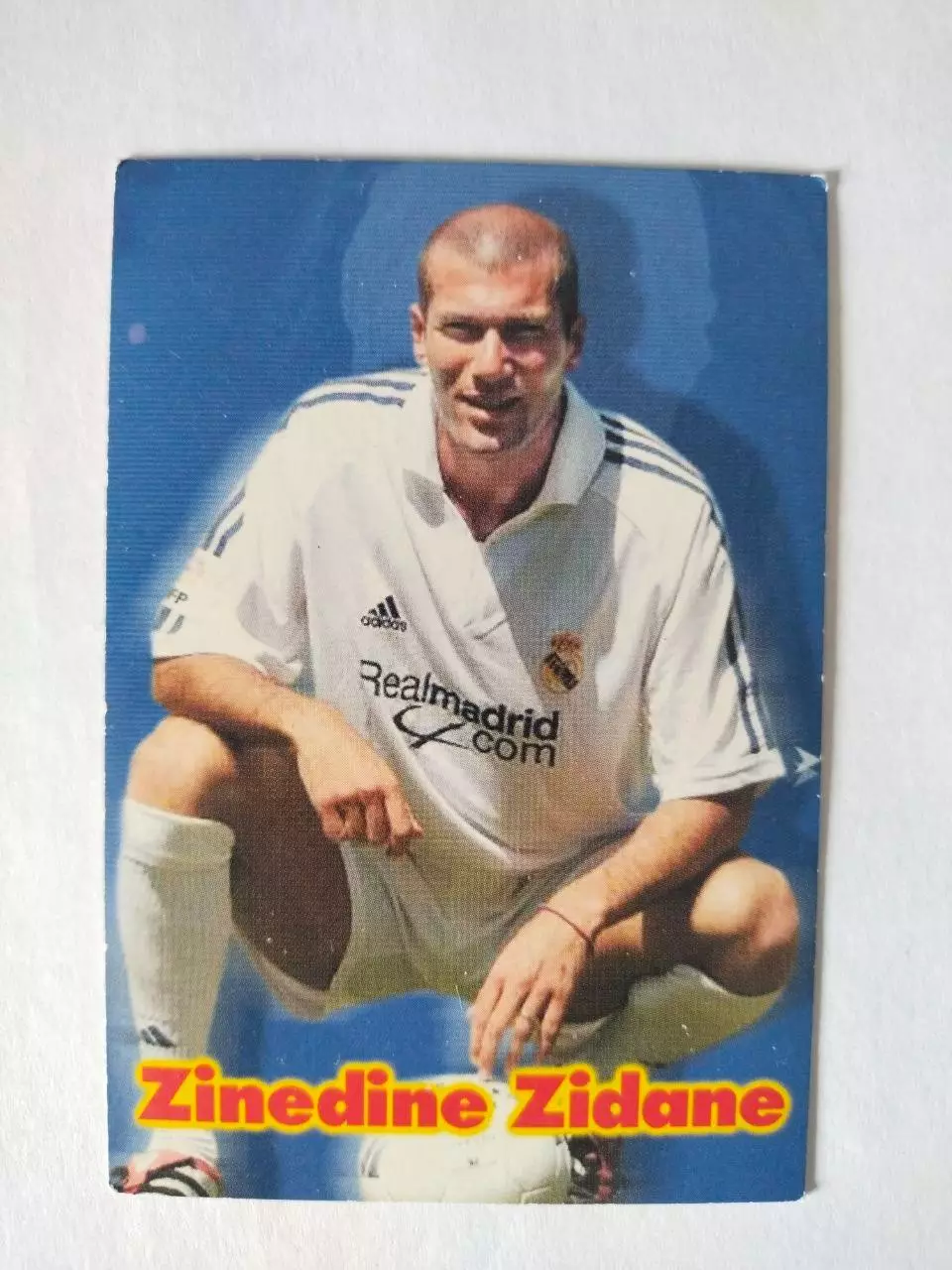 Календарик футболист Зинедин Зидан на 2004 год