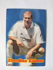 Календарик футболист Зинедин Зидан на 2004 год