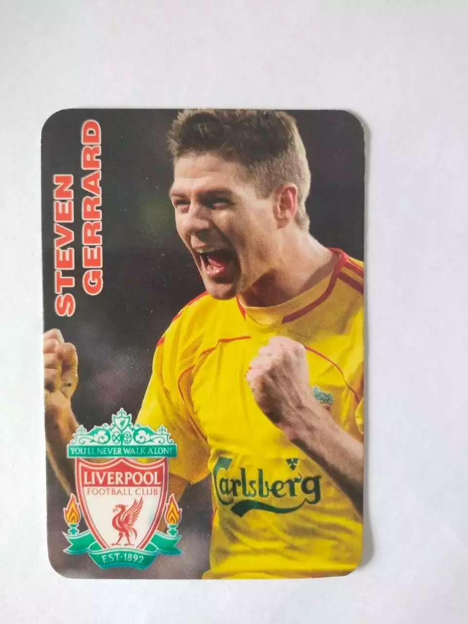 Календарик футболист Стивен Джеррард на 2008 год