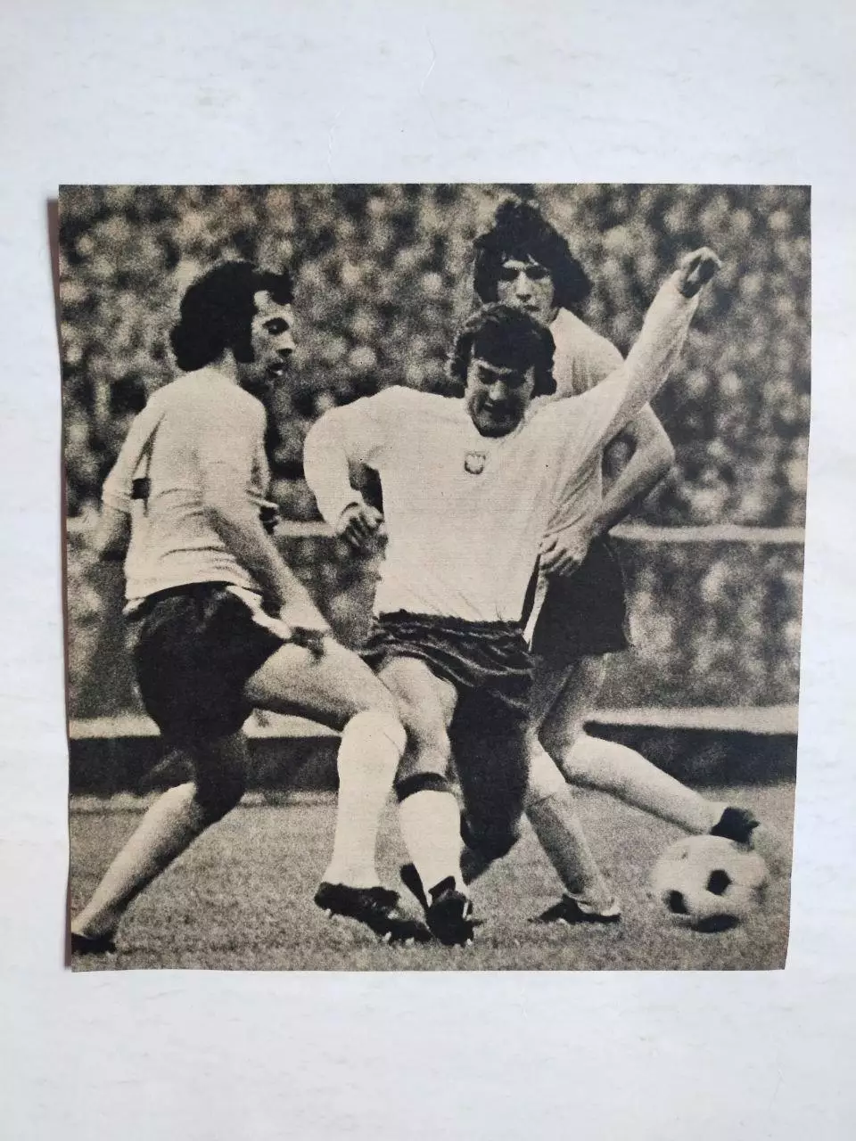 Фото из журнала Sportowiec Спортовец Польша футболист Влодзимеж Любаньски