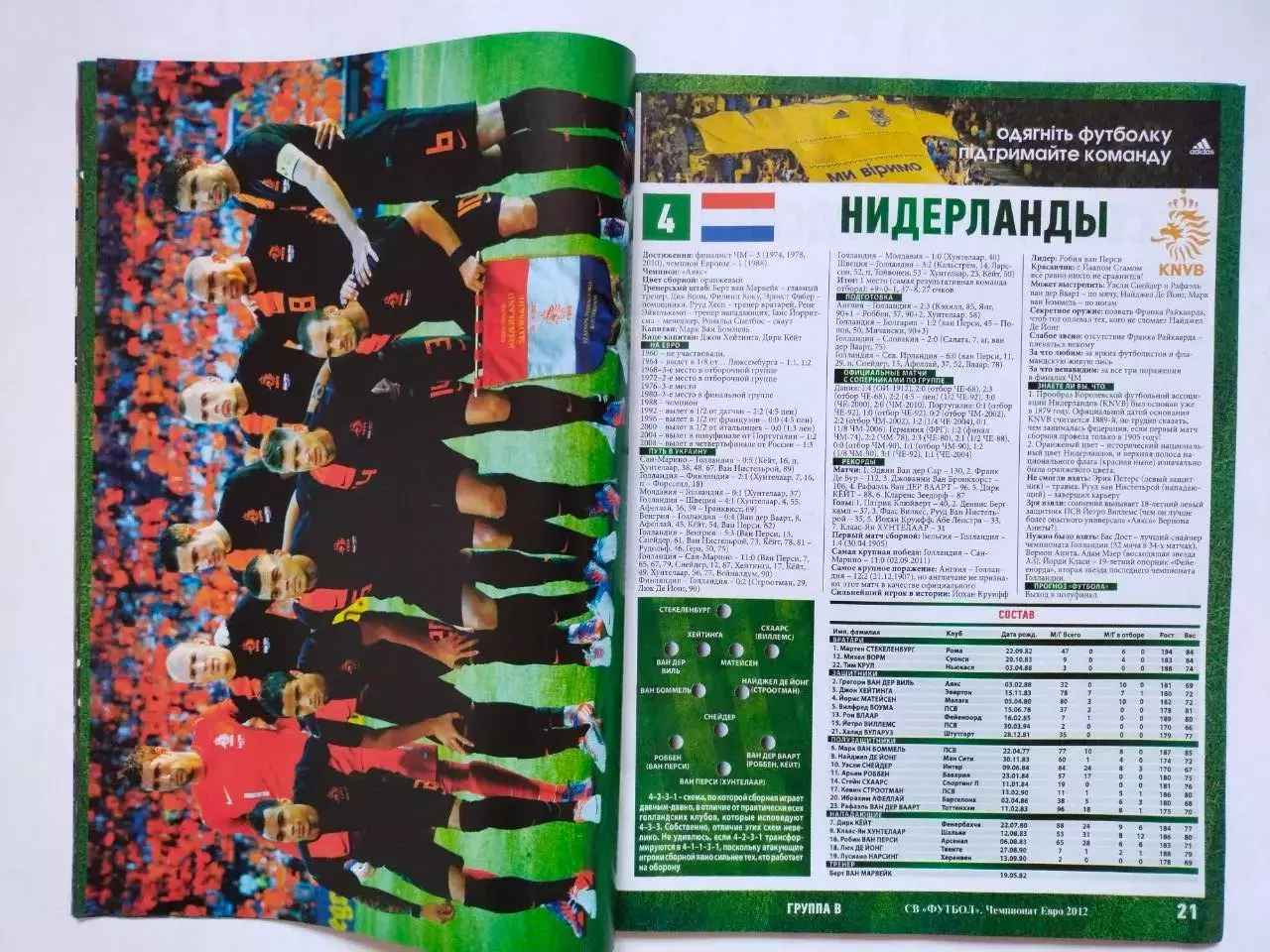 Журнал Футбол Украина Спецвыпуск № 4 за 2012 г. ЧЕМПИОНАТ ЕВРОПЫ2012 год 1