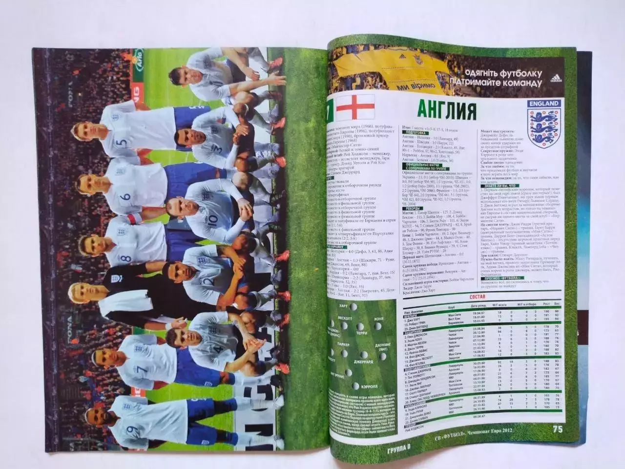 Журнал Футбол Украина Спецвыпуск № 4 за 2012 г. ЧЕМПИОНАТ ЕВРОПЫ2012 год 5