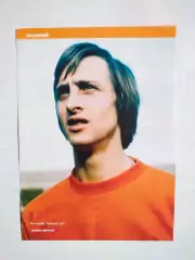 Постер журнала МИРОВОЙ ФУТБОЛ футболист клуба Барселона Йохан Кройф