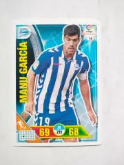 Карточка Футбол Panini Liga Santander 2016-17. Deportivo -Manu Garc?a№ 16