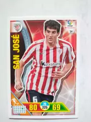 Карточка Футбол Panini Liga Santander 2016-17. Athletic- Mikel San Jose № 24