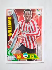 Карточка Футбол Panini Liga Santander 2016-17. Athletic- Isaki Williams № 28
