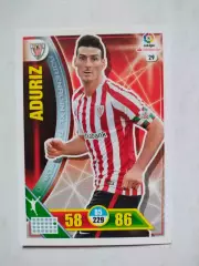 Карточка Футбол Panini Liga Santander 2016-17. Athletic- Aritz Aduriz № 29