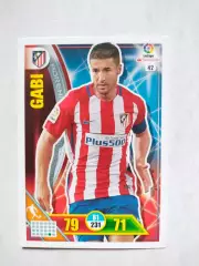 Карточка Футбол Panini Liga Santander 2016-17.Atletico Madrid -Gabi № 42