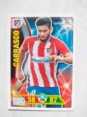 Карточка Футбол Panini Liga Santander 2016-17.Atletico Madrid -Carrasco № 45