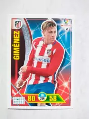 Карточка Футбол Panini Liga Santander 2016-17.Atletico Madrid -Gimenez № 50
