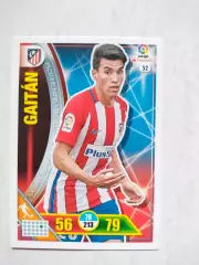 Карточка Футбол Panini Liga Santander 2016-17.Atletico Madrid -Gaitan № 52