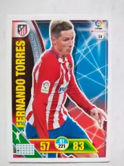 Карточка Футбол Panini Liga Santander 2016-17.Atletico Madrid -Torres № 54