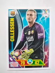 Карточка Футбол Panini Liga Santander 2016-17.Barcelona - Jasper Cillessen № 66