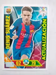 Карточка Футбол Panini Liga Santander 2016-17.Barcelona - Denis Suarez № 70 bis