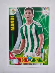 Карточка Футбол Panini Liga Santander 2016-17.Real Betis - Aissa Mandi № 75