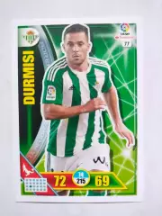 Карточка Футбол Panini Liga Santander 2016-17.Real Betis - Riza Durmisi № 77