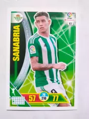Карточка Футбол Panini Liga Santander 2016-17.Real Betis -Antonio Sanabria № 82