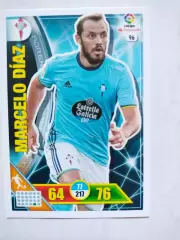 Карточка Футбол Panini Liga Santander 2016-17. Celta -Marcelo Diaz № 96