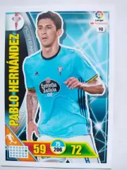Карточка Футбол Panini Liga Santander 2016-17. Celta -Pablo Hernandez № 98
