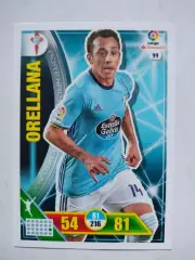 Карточка Футбол Panini Liga Santander 2016-17. Celta -Fabian Orellana № 99