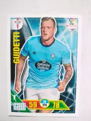 Карточка Футбол Panini Liga Santander 2016-17. Celta -John Guidetti№ 107