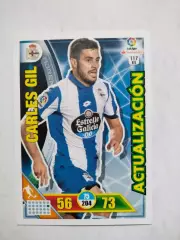 Карточка Panini Liga Santander 2016-17.Deportivo La Coruna- Carles Gil № 117 bis