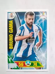 Карточка Panini Liga Santander 2016-17.Deportivo La Coruna- Bruno Gama № 118
