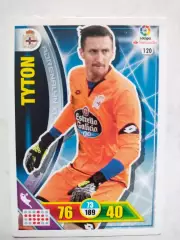 Карточка Panini Liga Santander 2016-17.Deportivo La Coruna- Tyton № 120