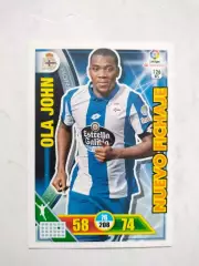 Карточка Panini Liga Santander 2016-17.Deportivo La Coruna- Ola John № 126 bis
