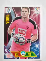 Карточка Футбол Panini Liga Santander 2016-17.Eibar- Yoel Rodriguez № 138