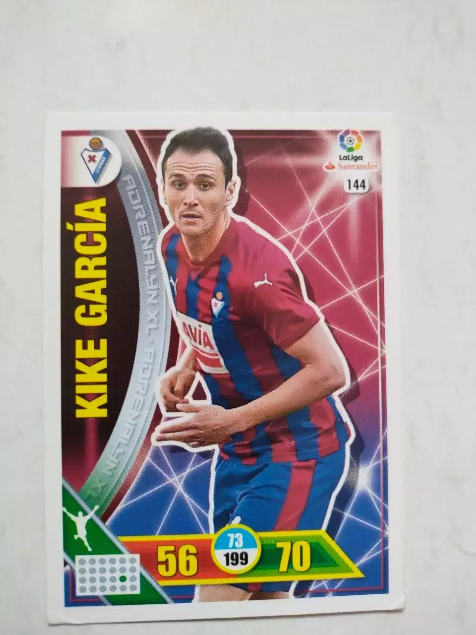 Карточка Футбол Panini Liga Santander 2016-17.Eibar- Kike Garcia № 144