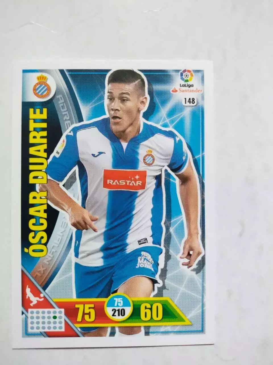 Карточка Футбол Panini Liga Santander 2016-17.Espanyol - Oscar Duarte № 148