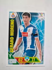 Карточка Футбол Panini Liga Santander 2016-17.Espanyol - Gerard Moreno № 154