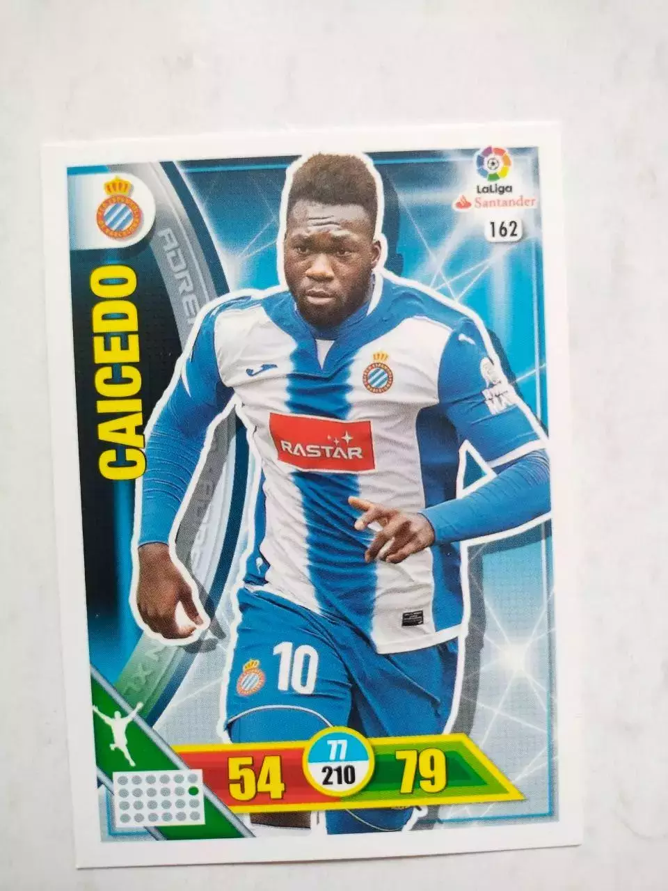 Карточка Футбол Panini Liga Santander 2016-17.Espanyol - Felipe Caicedo № 162