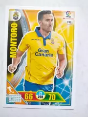Карточка Футбол Panini Liga Santander 2016-17.Las Palmas - Angel Montoro № 195