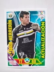 Карточка Футбол Panini Liga Santander 2016-17. Leganes - Iago Herrerin № 199 bis