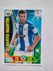 Карточка Футбол Panini Liga Santander 2016-17. Leganes -Alberto Martin № 213