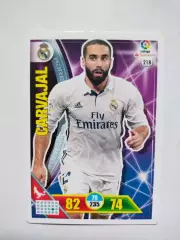 Карточка Футбол Panini Liga Santander 2016-17.Real Madrid -Dani Carvajal № 218