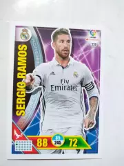 Карточка Футбол Panini Liga Santander 2016-17.Real Madrid -Sergio Ramos № 220
