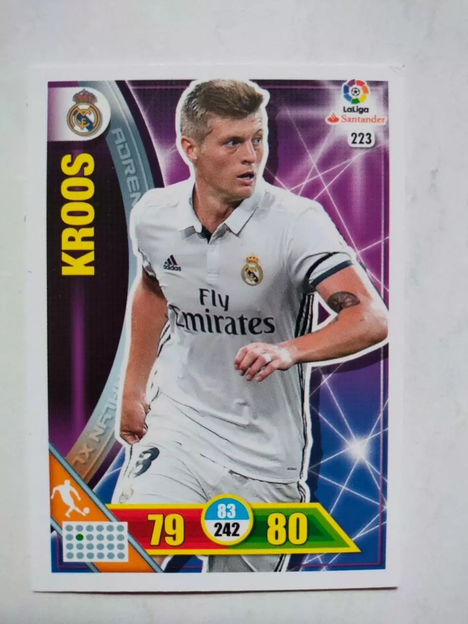 Карточка Футбол Panini Liga Santander 2016-17.Real Madrid - Toni Kroos № 223