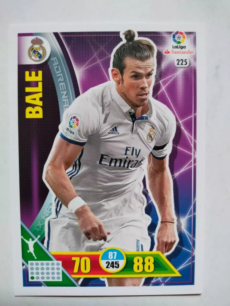Карточка Футбол Panini Liga Santander 2016-17.Real Madrid -Gareth Bale № 225