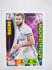 Карточка Футбол Panini Liga Santander 2016-17.Real Madrid -Nacho № 229 bis