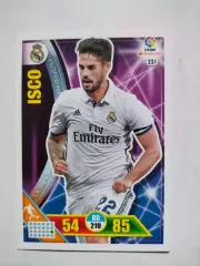 Карточка Футбол Panini Liga Santander 2016-17.Real Madrid -Isco № 231