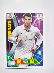 Карточка Футбол Panini Liga Santander 2016-17.Real Madrid - Morata № 234