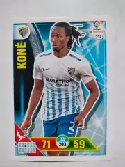 Карточка Футбол Panini Liga Santander 2016-17.Malaga - Kone № 237