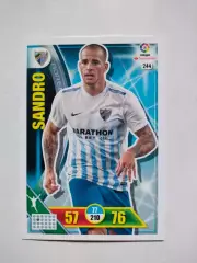 Карточка Футбол Panini Liga Santander 2016-17.Malaga -Sandro № 244